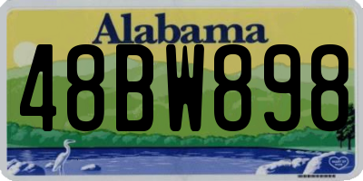 AL license plate 48BW898