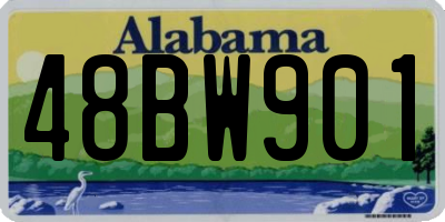 AL license plate 48BW901