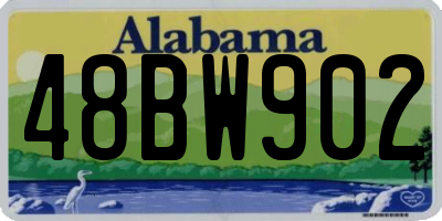 AL license plate 48BW902