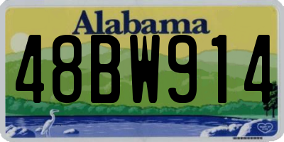 AL license plate 48BW914