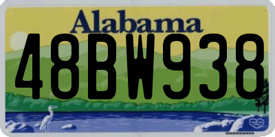 AL license plate 48BW938