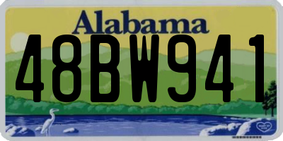 AL license plate 48BW941