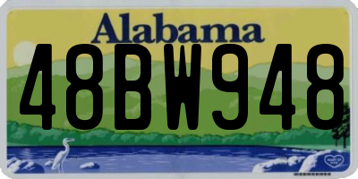 AL license plate 48BW948