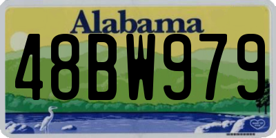 AL license plate 48BW979