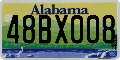 AL license plate 48BX008