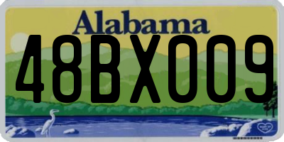 AL license plate 48BX009
