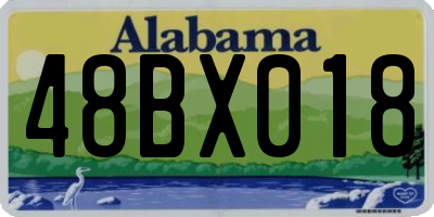 AL license plate 48BX018