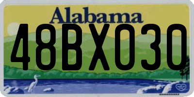 AL license plate 48BX030