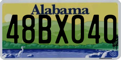AL license plate 48BX040