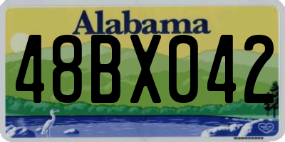 AL license plate 48BX042