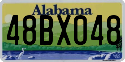 AL license plate 48BX048