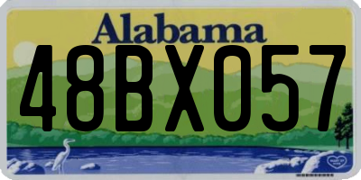 AL license plate 48BX057