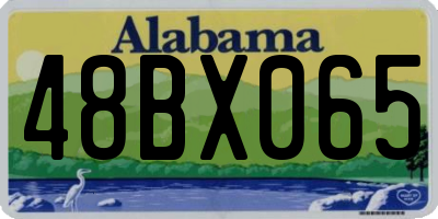 AL license plate 48BX065