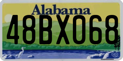 AL license plate 48BX068