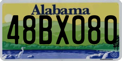 AL license plate 48BX080