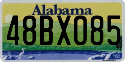 AL license plate 48BX085