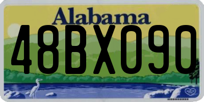 AL license plate 48BX090