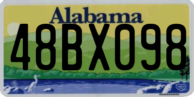 AL license plate 48BX098