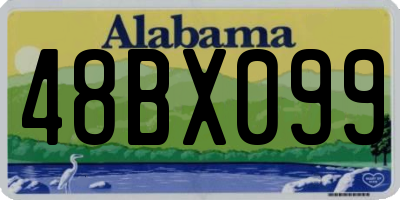 AL license plate 48BX099