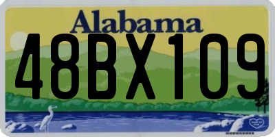 AL license plate 48BX109