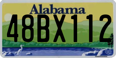 AL license plate 48BX112
