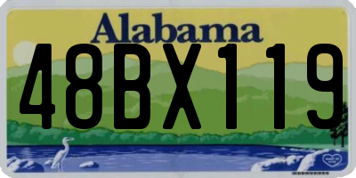 AL license plate 48BX119