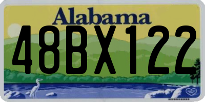 AL license plate 48BX122