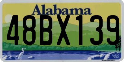 AL license plate 48BX139