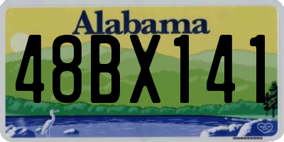 AL license plate 48BX141