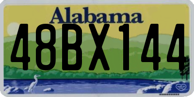AL license plate 48BX144