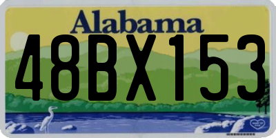 AL license plate 48BX153