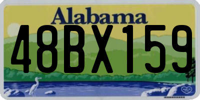 AL license plate 48BX159