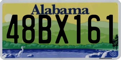 AL license plate 48BX161