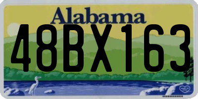 AL license plate 48BX163