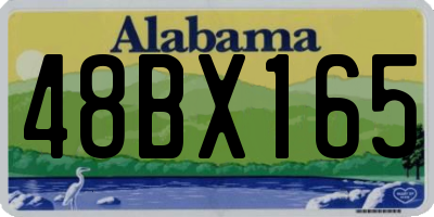 AL license plate 48BX165