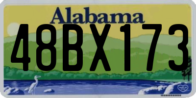 AL license plate 48BX173
