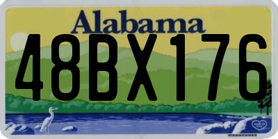 AL license plate 48BX176
