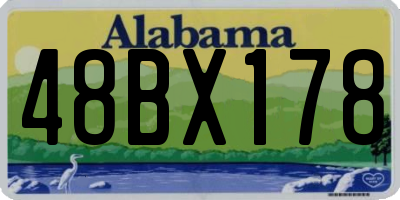AL license plate 48BX178