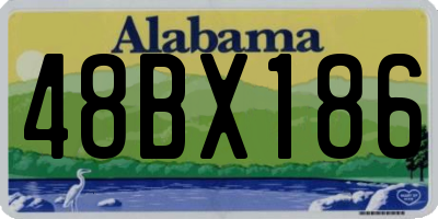 AL license plate 48BX186