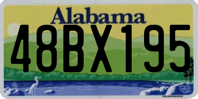 AL license plate 48BX195