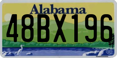 AL license plate 48BX196