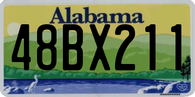 AL license plate 48BX211