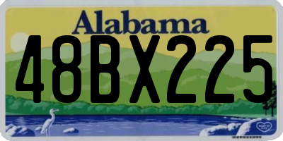 AL license plate 48BX225