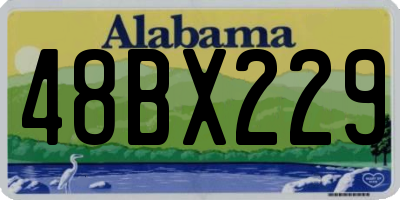 AL license plate 48BX229
