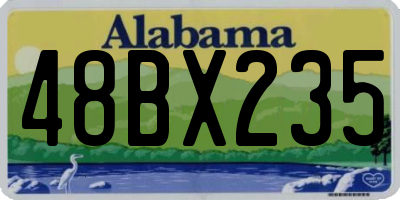 AL license plate 48BX235
