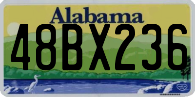 AL license plate 48BX236