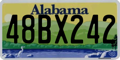 AL license plate 48BX242
