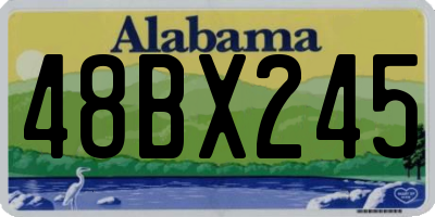 AL license plate 48BX245