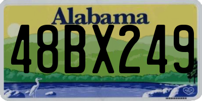AL license plate 48BX249