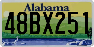 AL license plate 48BX251